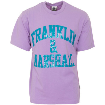 Vêtements Homme T-shirts manches courtes Plaids / jetés T-shirt à manches courtes violet wave