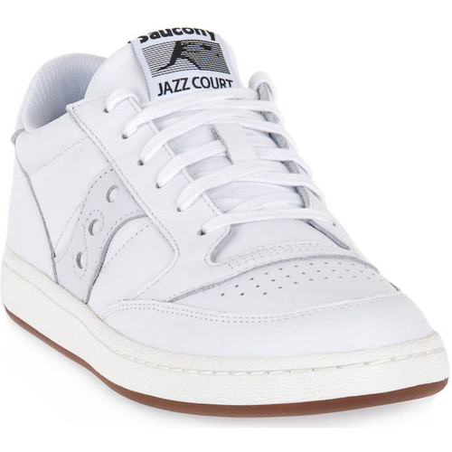 Chaussures Homme Baskets mode Dots Saucony 22 JAZZ COURT WHITE Blanc