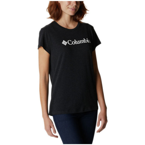 Vêtements Femme Sacs de voyage Columbia Tee Shirt  TREK SS Noir