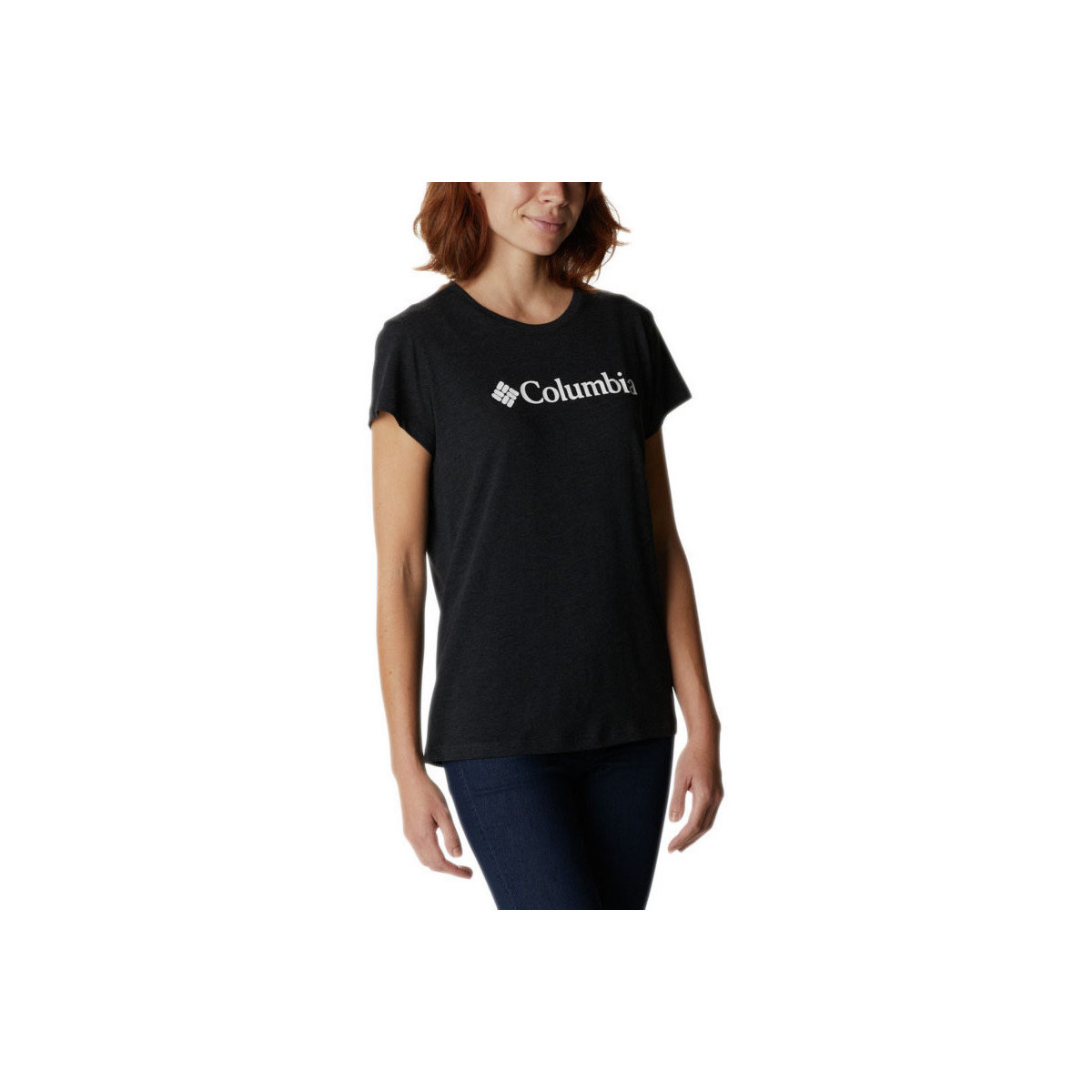 Vêtements Femme T-shirts & Polos Columbia Tee Shirt  TREK SS Noir