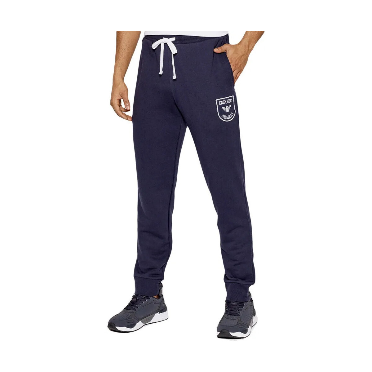 Vêtements Homme Pantalons de survêtement Emporio Armani Vintage Eagle Bleu