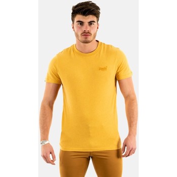 Vêtements Homme T-shirts manches courtes Superdry m1011245a vyr ochre marl jaune