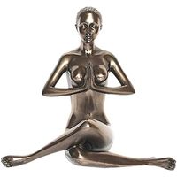 La Fiancee Du Mekong Statuettes et figurines Parastone Statuette Yoga Anjali Mudra Jaune