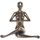 Maison & Déco Statuettes et figurines Parastone Statuette Yoga Anjali Mudra Jaune
