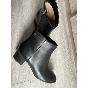 Chaussures Femme Bottines Lauren Ralph Lauren Bottines noires Welford Noir