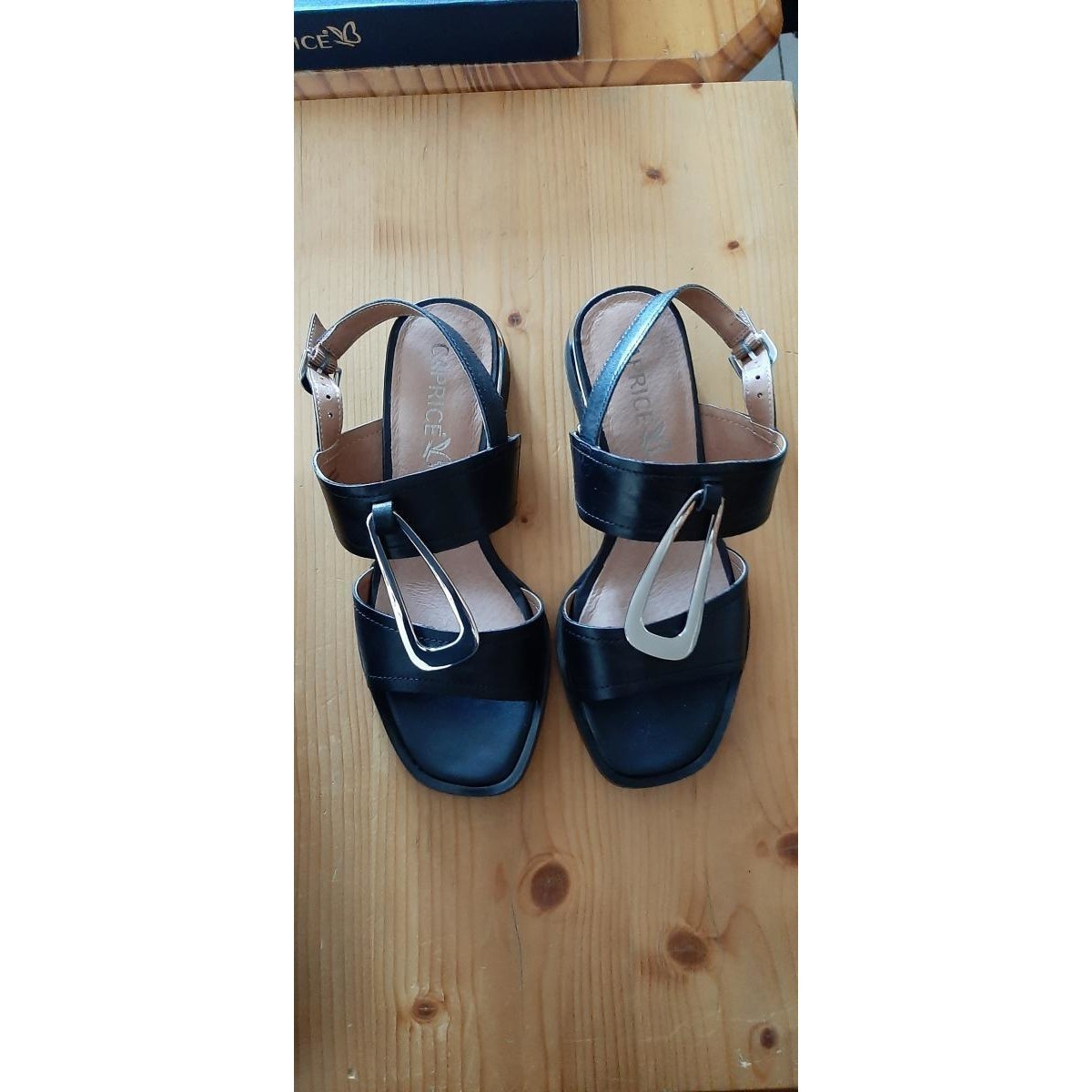 Chaussures Femme Sandales et Nu-pieds Caprice Sandales d'été Noir
