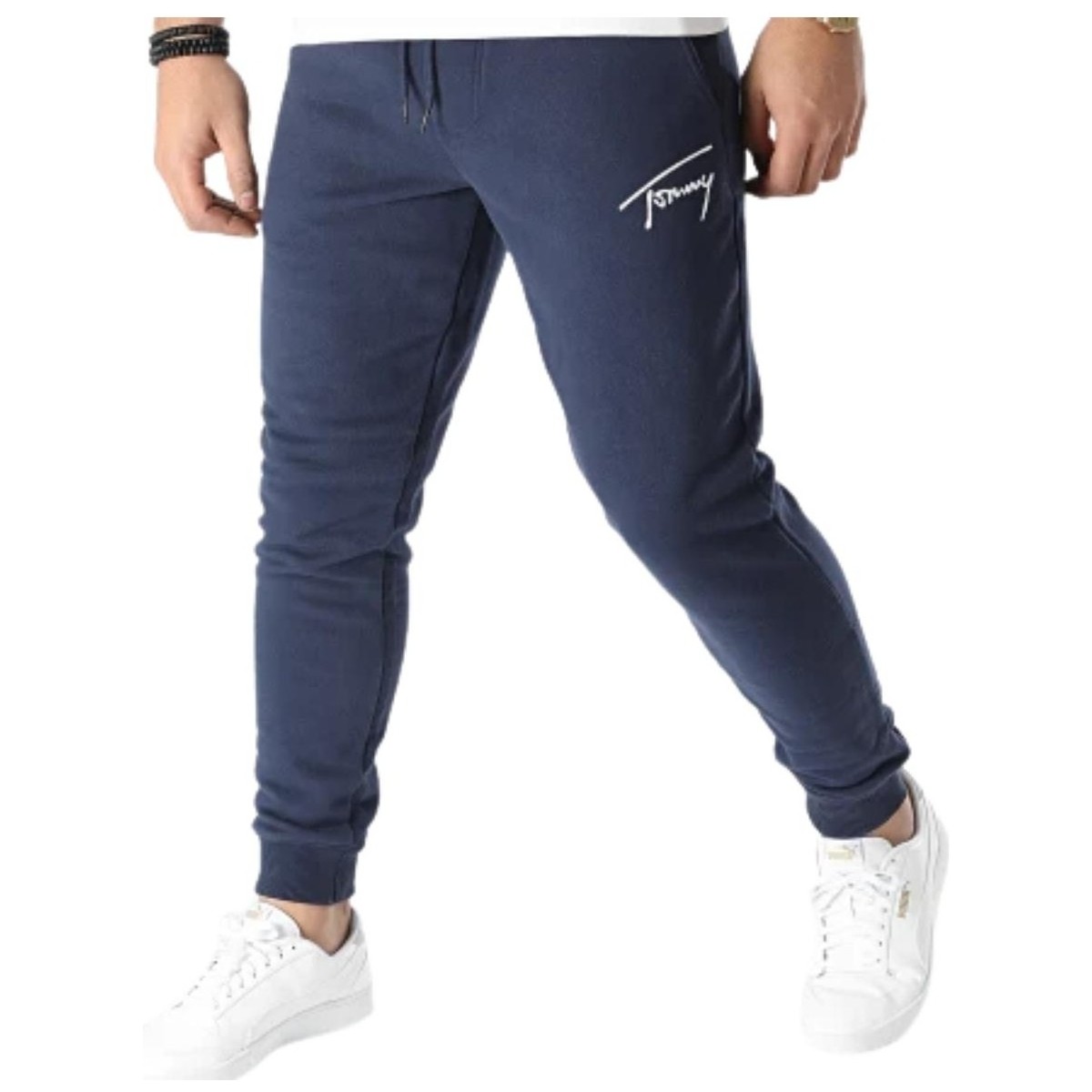 Vêtements Homme Jeans Tommy Jeans Pantalon jogging  Ref 55520 Marine Bleu