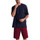 Vêtements Homme Pyjamas / Chemises de nuit Eminence Pyjama court coton made in France Bleu