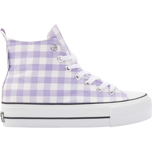 Chaussures polyester Baskets mode British Knights KAYA MID who BASKETS MONTANTE Violet