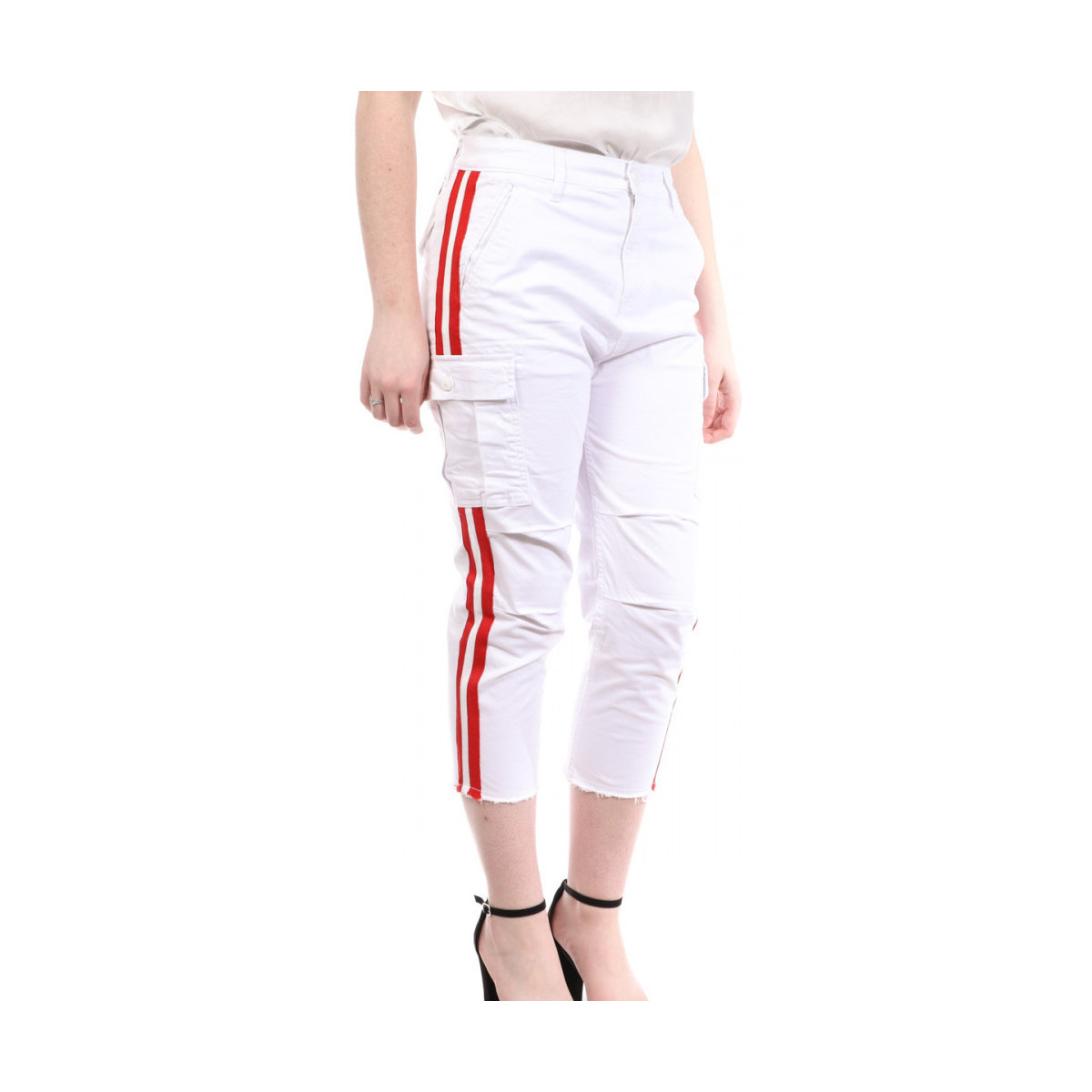 Vêtements Femme Pantalons Teddy Smith 30113711D Blanc