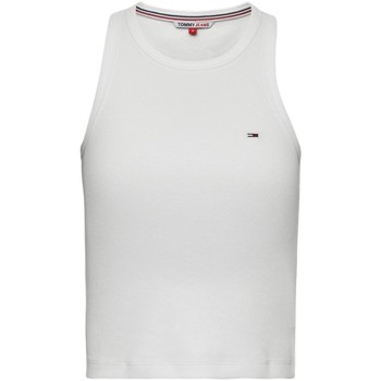 Vêtements Femme T-shirts & Polos Tommy Jeans Top  Femme Ref 55534 Blanc Blanc