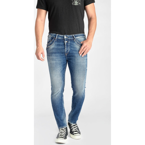Le Temps des Cerises Nagold 900/16 tapered jeans bleu Bleu - Vêtements Jeans  Homme 61,00 €