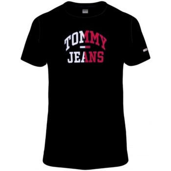 Vêtements Homme Dotted Collared Polo Shirt Tommy Jeans T Shirt Homme  Ref 55473 Noir Noir