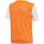 Vêtements Garçon T-shirts manches courtes adidas Originals Junior Estro 19 Blanc, Orange