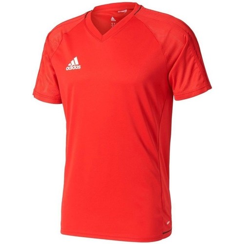 Vêtements Homme T-shirts manches courtes adidas Originals Tiro 17 Rouge