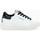 Chaussures Femme Vans Classic Sneakers senza lacci blu navy Sneakers Low Top Level Up Blanc - Blanc