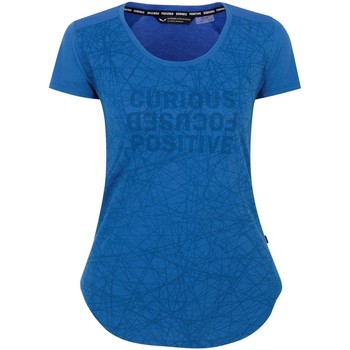 Vêtements Femme T-shirts manches courtes Salewa Alpine Hemp Print 28115-8620 Bleu