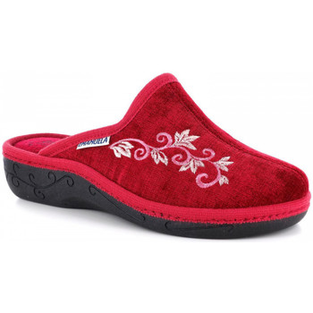 Chaussures Femme Chaussons Emanuela EMAN1002 Rouge