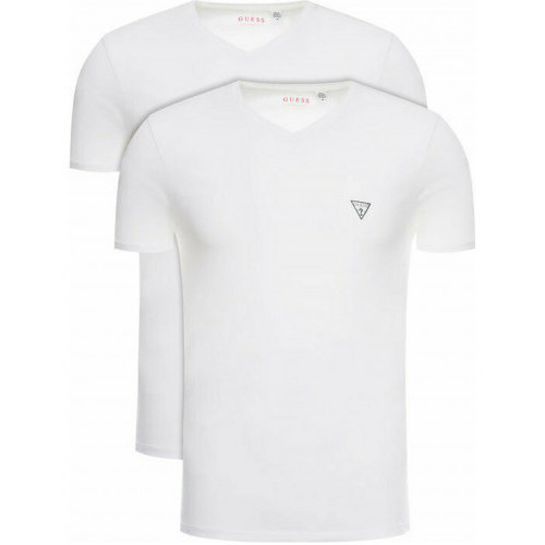 Vêtements Homme Débardeurs / T-shirts sans manche Guess Pack de 2 Tee shirts  homme blanc  U97G03 Blanc
