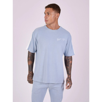Vêtements Homme T-shirts & Polos Project X Paris Shirt Hemd in Seidenoptik Weiß Bleu