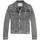 Vêtements Fille Vestes Calvin Klein Jeans logo padded vest gilet IG0IG01246 DENIM JKT-GREY SALT PEPPER Gris