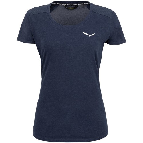 Vêtements Femme T-shirts manches courtes Salewa Nouveautés de ce mois 28025-6200 Bleu