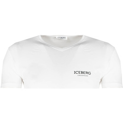 Vêtements Homme T-shirts manches courtes Iceberg ICE1UTS02 Blanc
