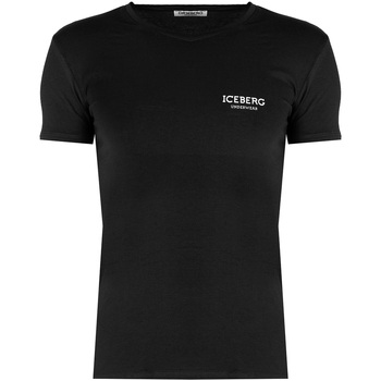 Vêtements Homme T-shirts manches courtes Iceberg ICE1UTS02 Noir