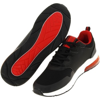 Chaussures Kappa Splinter air noir rouge blanc Noir - Chaussures Baskets basses Homme 59 