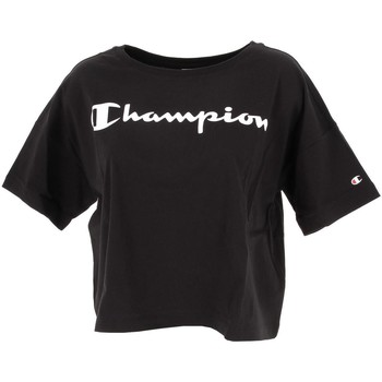 Vêtements Femme T-shirts action manches courtes Champion American class teecourt lady noir Noir
