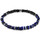 Montres & Bijoux Homme Bracelets New Balance Nume Bracelet Innot Argent Et Pierre Bleu