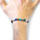 Montres & Bijoux Homme Bracelets Anchor & Crew Bracelet Hukou Argent Et Pierre Multicolore
