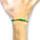 Loints Of Holla Bracelets Anchor & Crew Bracelet Malawi Argent Et Disque De Vinyle Vert