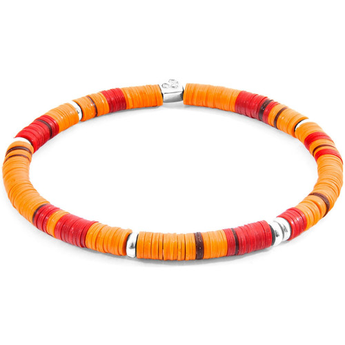 Anchor & Crew Bracelet Malawi Argent Et Disque De Vinyle Orange - Montres &  Bijoux Bracelets Homme 60,00 €
