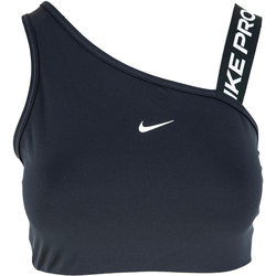 Vêtements Femme Brassières de sport Nike Dri-Fit Swoosh Medium Support 1 Piece Pad Asymmetrical Noir