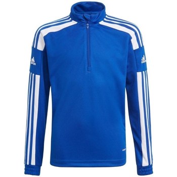 Vêtements Garçon Sweats adidas Originals JR Squadra 21 Training Bleu, Blanc