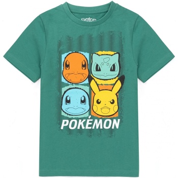 Vêtements Garçon T-shirts manches courtes Pokemon  Vert