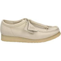 Chaussures Homme plus Boots Clarks WALLABEE M NBK Blanc