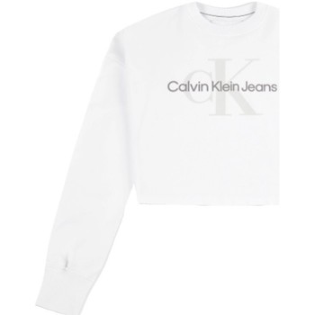 Vêtements Femme Sweats Calvin Klein Jeans Monogramme logo Blanc