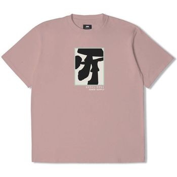 Vêtements T-shirts manches courtes Edwin T-shirt  Shrooms rose