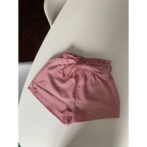 Vêtements Femme Shorts / Bermudas Sans marque Short rayé. Rouge