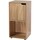 Maison & Déco Serviettes et gants de toilette homme Tables de chevet 2 cases décor bois 1 porte - lot de 2 Marron