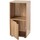 Maison & Déco Serviettes et gants de toilette homme Tables de chevet 2 cases décor bois 1 porte - lot de 2 Marron