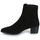 Chaussures Femme Boots JB Martin LEA Croûte de cuir noire