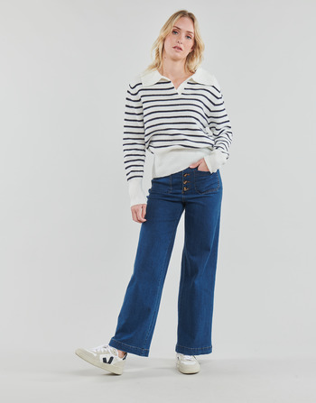 La Redoute Femme Vêtements Pantalons & Jeans Jeans Slim Jean 7/8 en denim stretch uni 