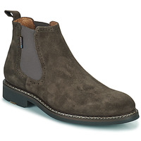 Chaussures Homme Boots Pellet RAYMOND VELOURS CHOCOLAT