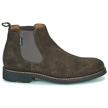 Chaussures Homme Boots Pellet RAYMOND VELOURS CHOCOLAT