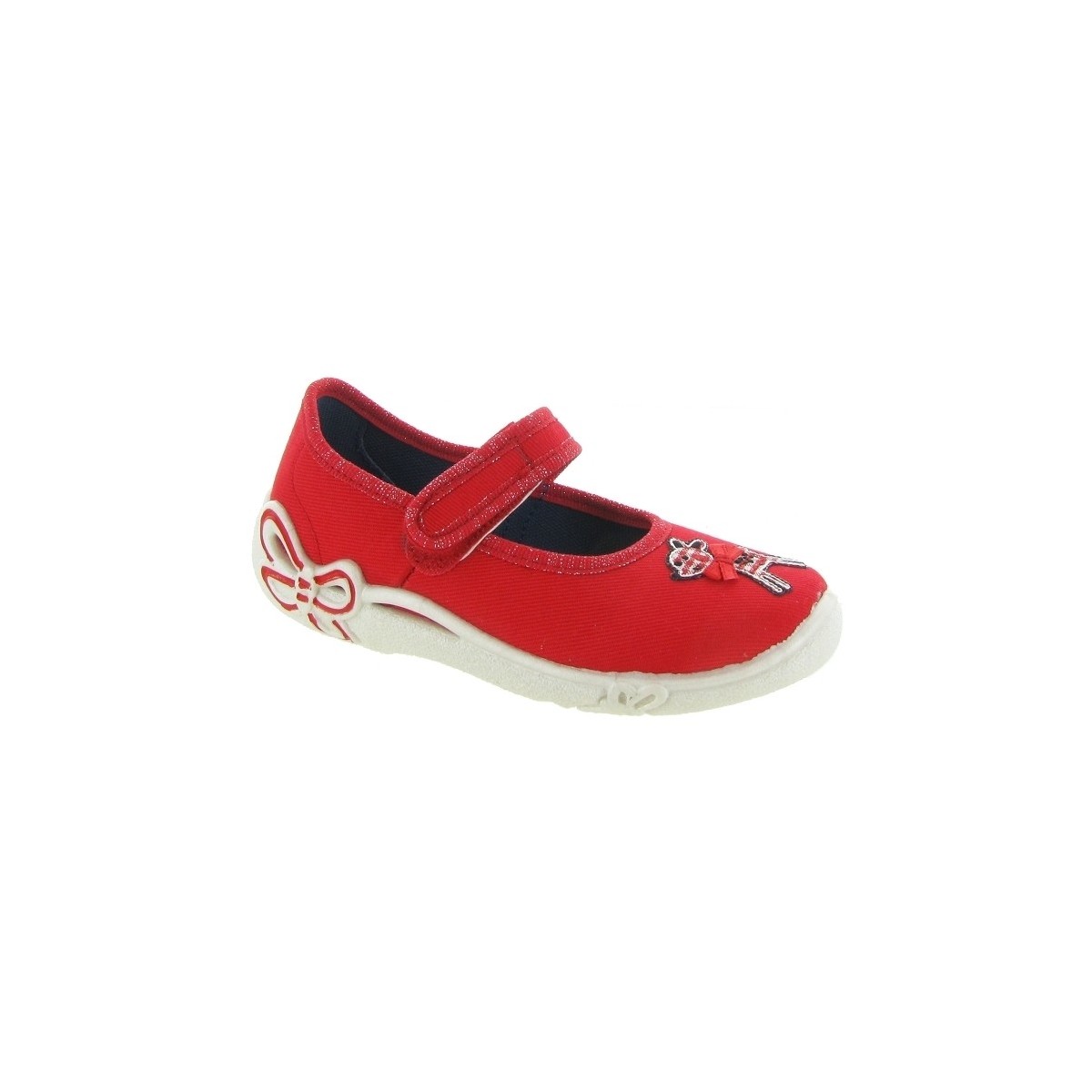 Chaussures Fille Chaussons Superfit 287 Rouge
