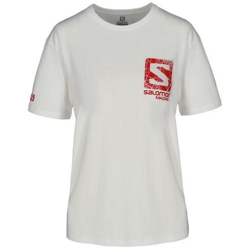 Vêtements Homme T-shirts manches courtes sulphur Salomon Madrid Blanc