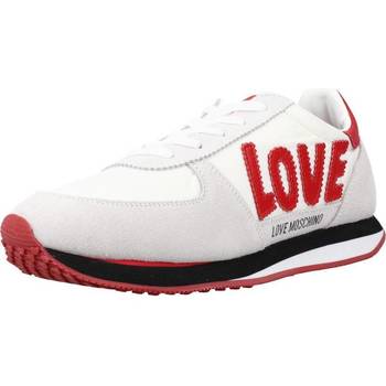 Chaussures Femme Baskets mode Love Moschino JA15322G1E Blanc